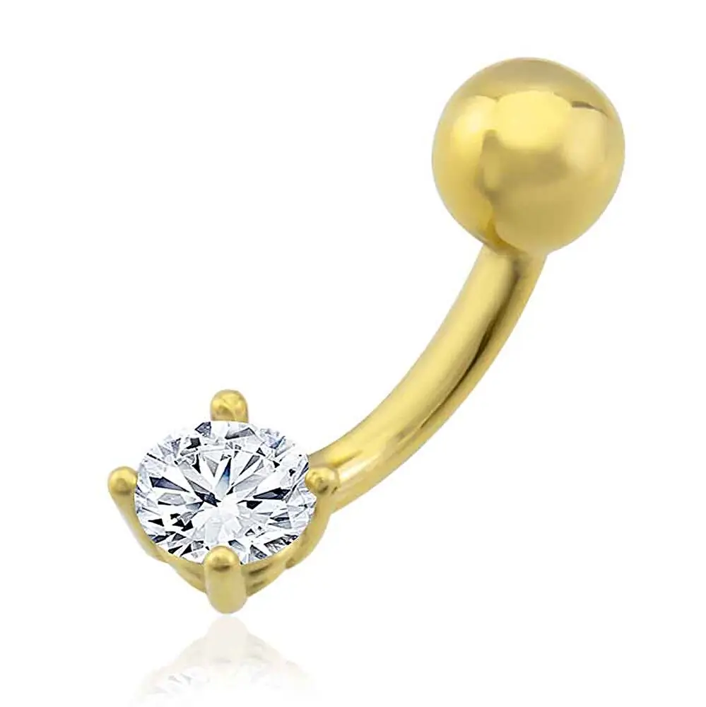 Taşlı Göbek Piercing