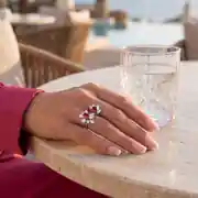 Markiz Taşlı Yakut Yüzük 0.50 Karat 3