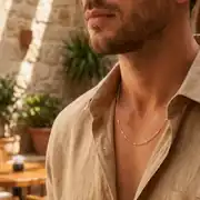 Altın Erkek Kolye Zincir 2