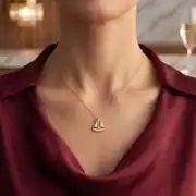 Gemi Altın Kolye 3
