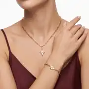 Kutup Yıldızı Mineli Altın Set 2