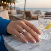 Pırlanta Baget Yüzük 0.55 Karat 3