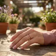 Altın Renkli Taşlı Yüzük 4