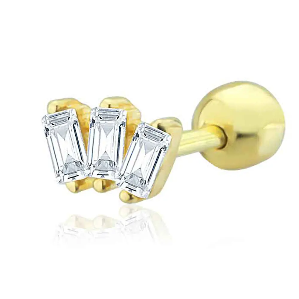 Pırlanta Baget Tragus 0.03 Karat