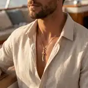 Kılıç Altın Erkek Kolye Ucu 2