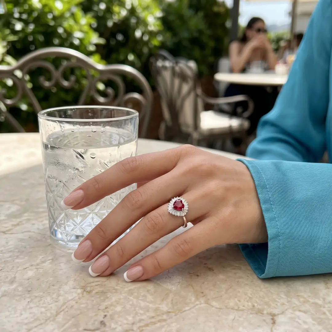 Pırlantalı Yakut Yüzük 3