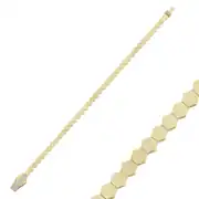 Taşlı Kilitli Altın Bileklik 1