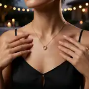 Tektaş Detaylı Altın Kolye 2