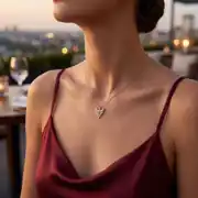 Kalp Detaylı Altın Kolye 2