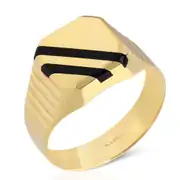 Mine Detaylı Erkek Yüzüğü 1