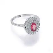 Pembe Safir Yüzük 0.56 Karat 2