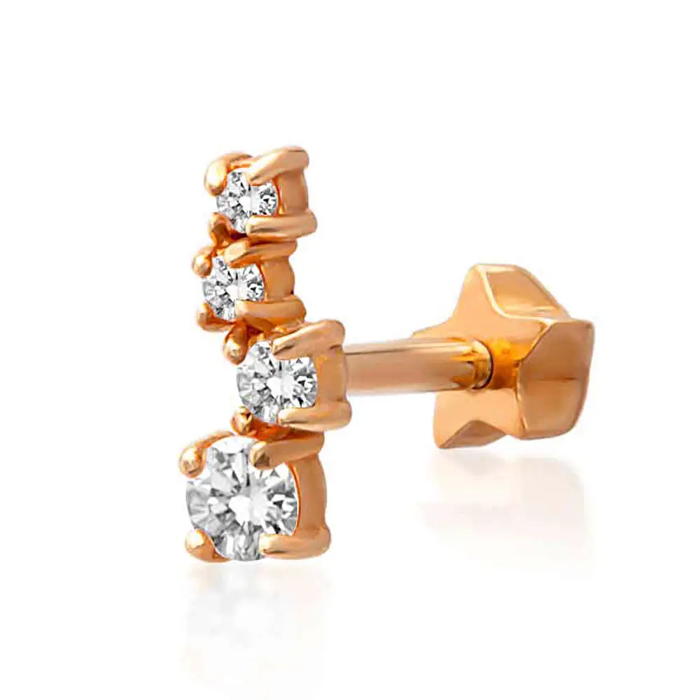 Pırlanta Tragus 0.09 Karat