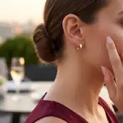 Altın Halka Küpe 2