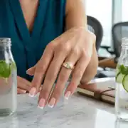 Taş Detaylı Altın Yüzük 3