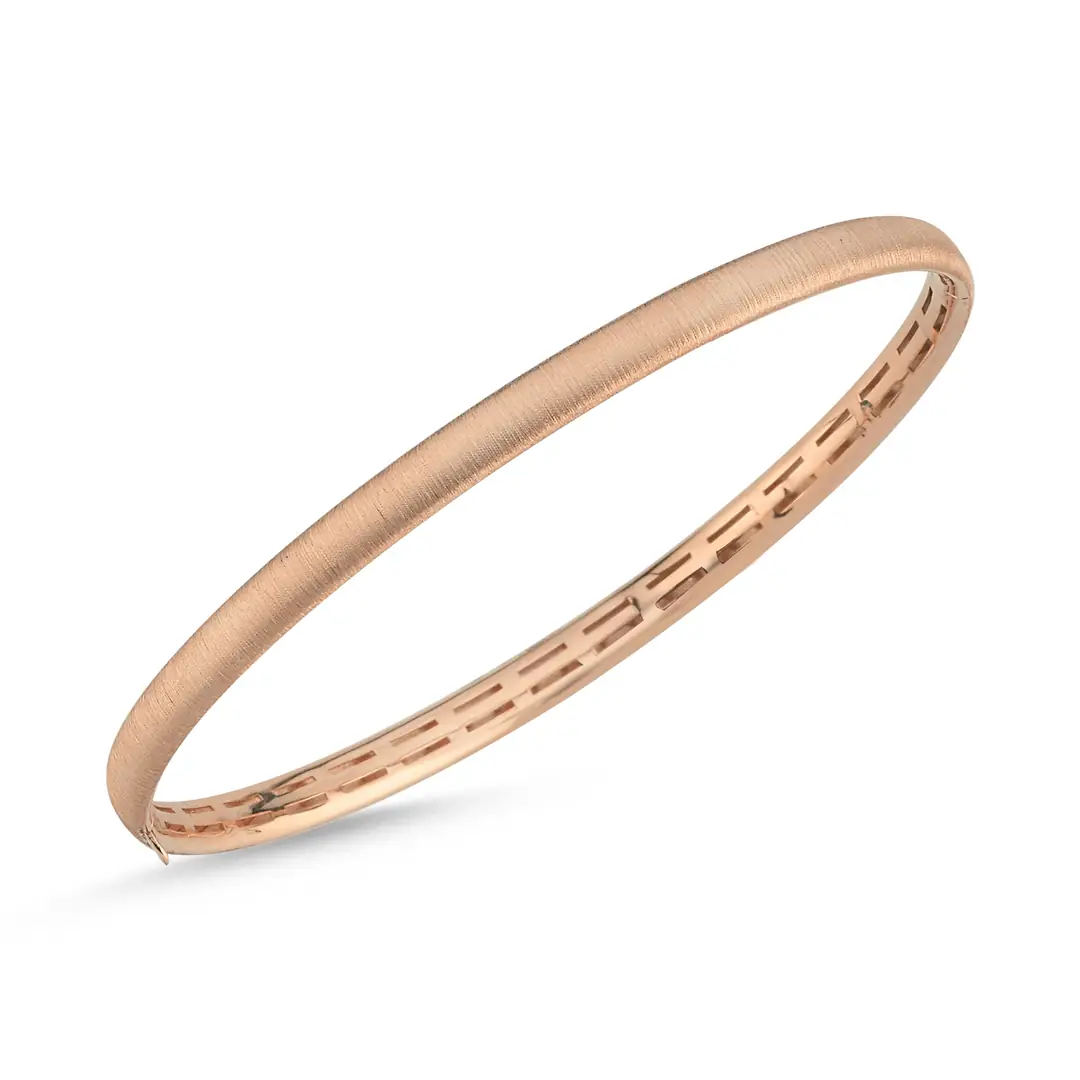 Rose Altın Oval Kelepçe 1