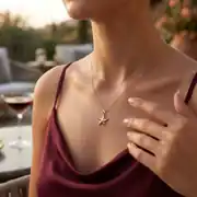 Deniz Yıldızı Altın Kolye Ucu 2