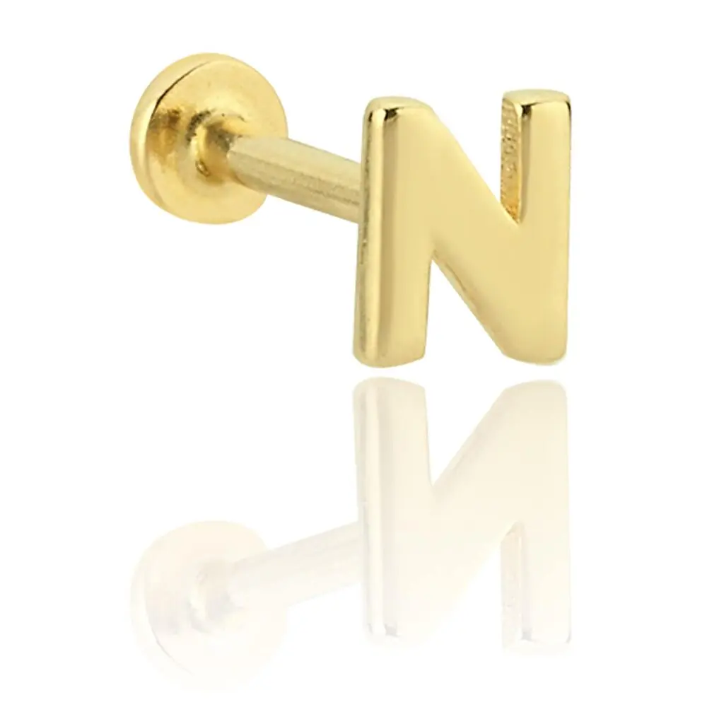 N Harfli Piercing