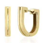 Altın Geometrik Küpe 1