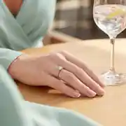 Pırlanta Badem Tırnak Tektaş Yüzük 0.30 Karat 3