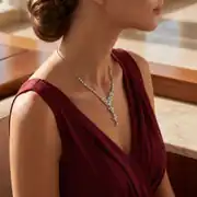 Pırlanta Markiz Kesimli Gerdanlık 6.00 Karat 2