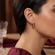 Altın Kalp Küpe 2