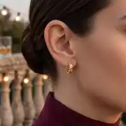 Altın Halka Küpe 2