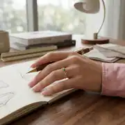 Renkli Taşlı Altın Helen Yüzük 3