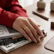 Altın Yaprak Yüzük 3