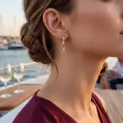 Altın Çapa Ataç Küpe 2