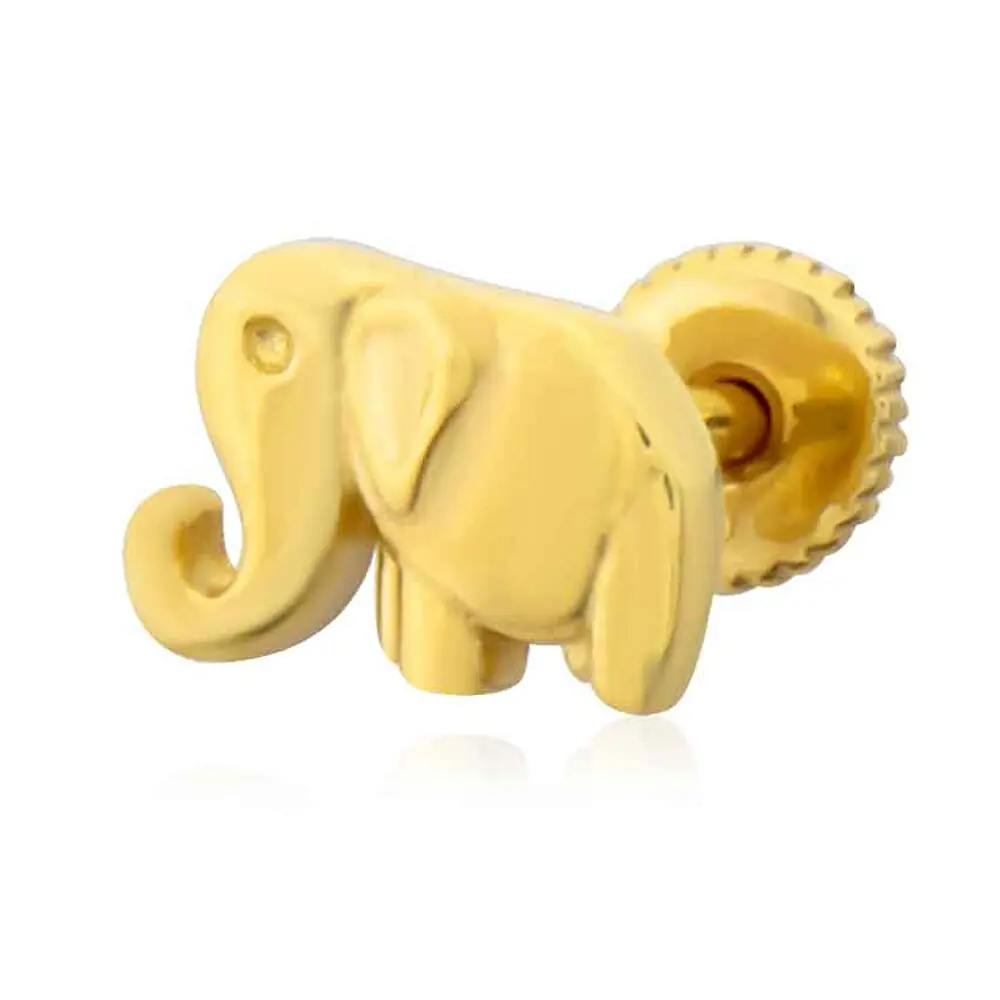 Fil Figürlü Tragus Küpe