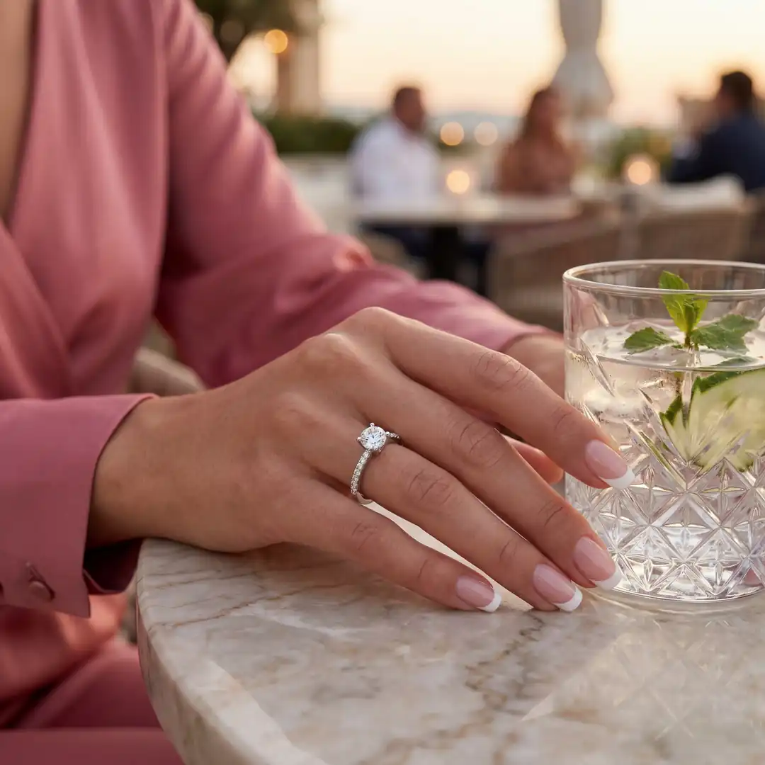 Pırlanta Shine Tektaş Yüzük 0.72 Karat 3