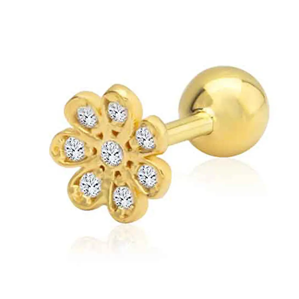Tragus Çiçek Küpe