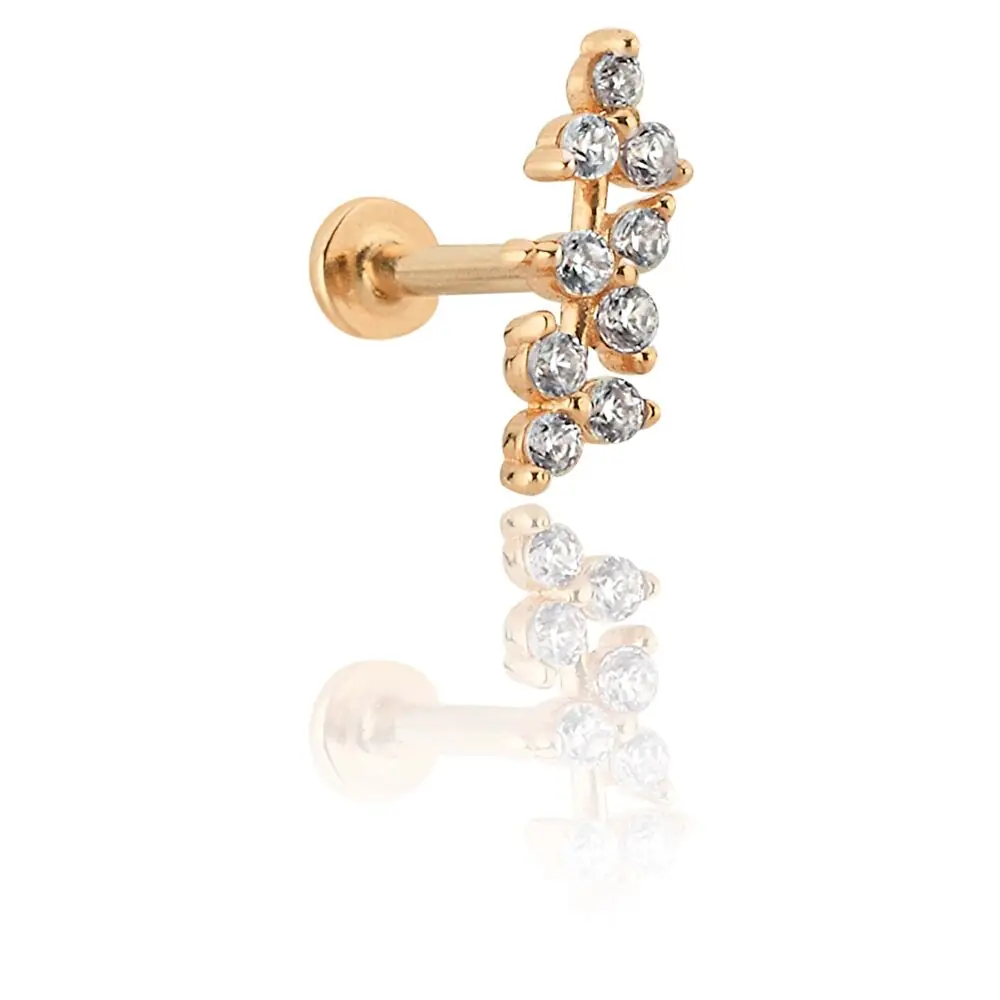 Taş Detaylı  Rose Tragus