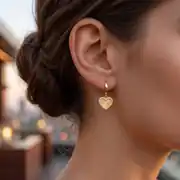 Kalpli Altın Küpe 2