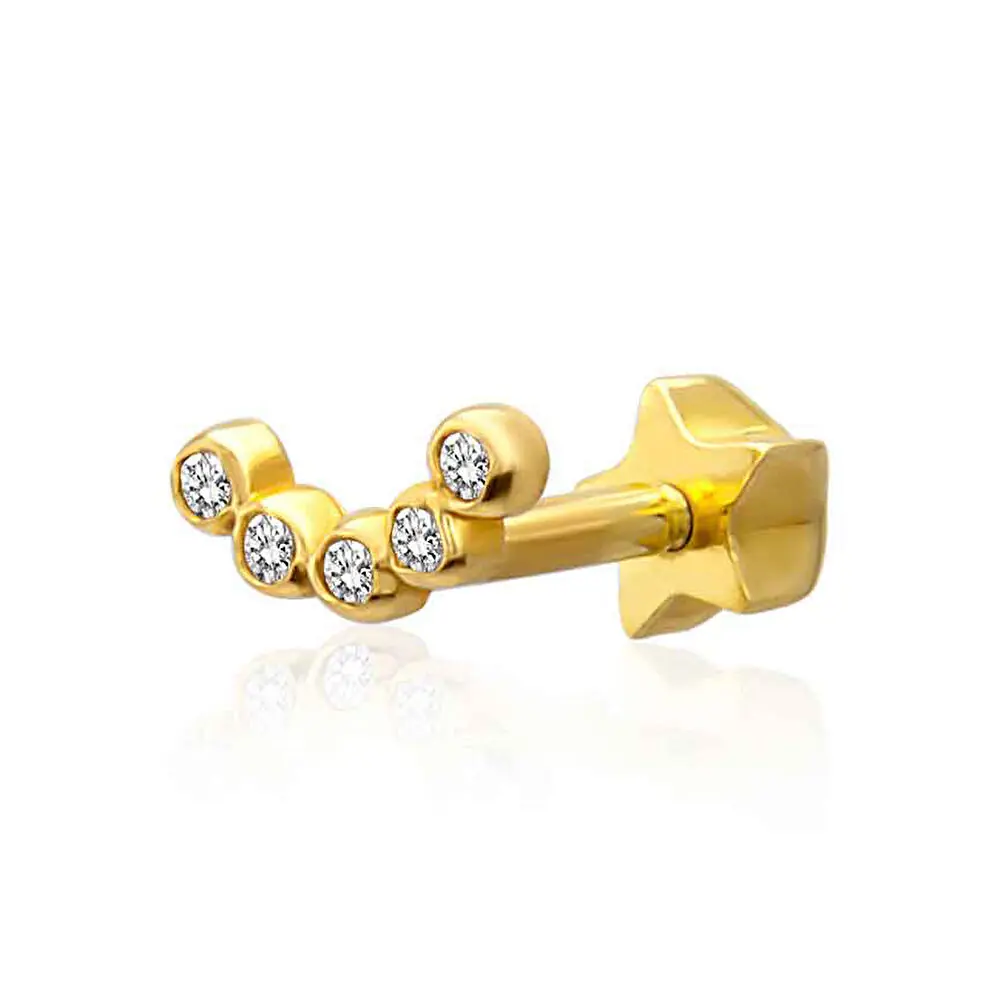 Altın Tragus Küpe