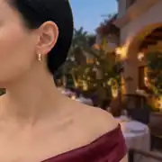 Altın Halka Küpe 2