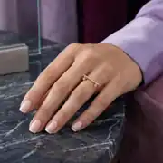 Taş Detaylı Geometrik Yüzük 3