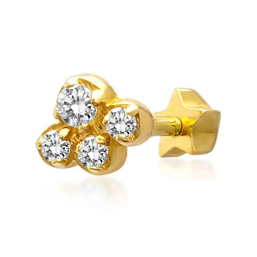 Altın Tragus Küpe