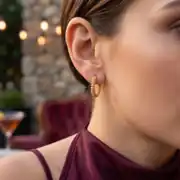 Altın Dorika Küpe 2