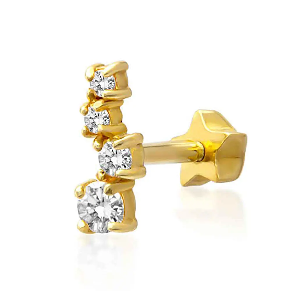 Pırlanta Tragus 0.09 Karat