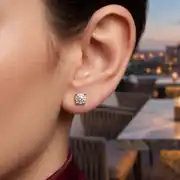 Pırlanta Rose Küpe 0.50 Karat 2