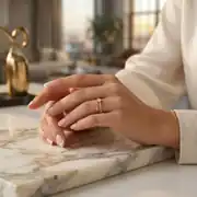 Anahtar Charmlı Altın Yüzük 3