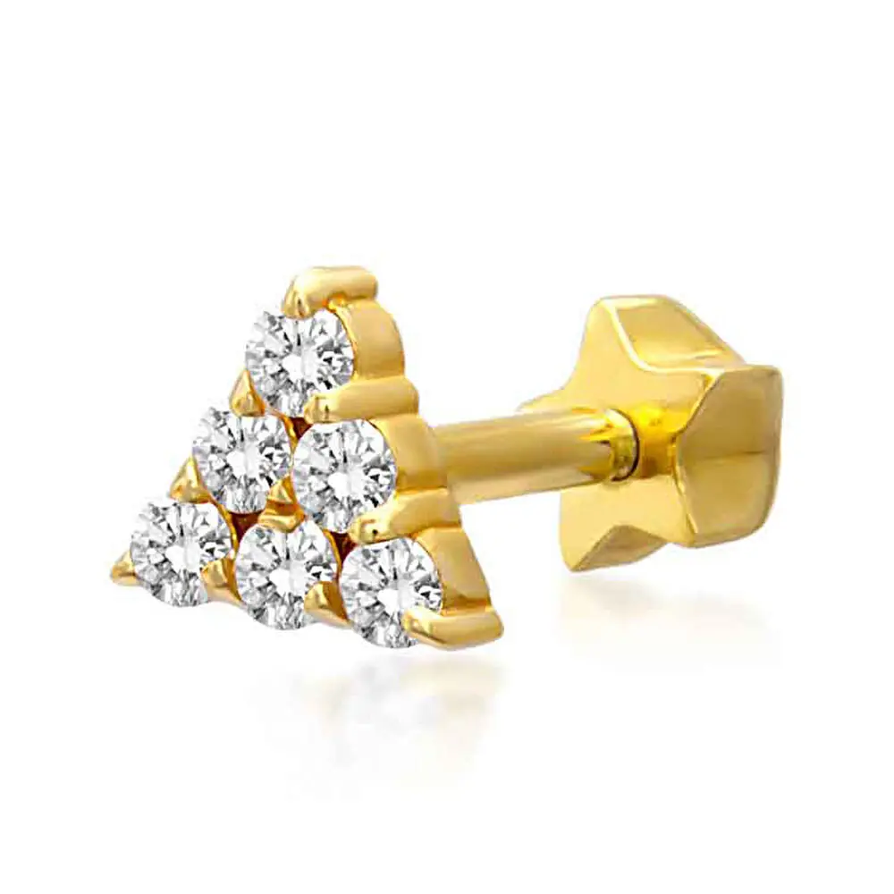 Altın Tragus Küpe