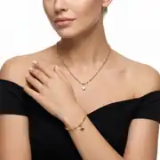 Yıldız Charmlı Dorikalı Altın Set 4