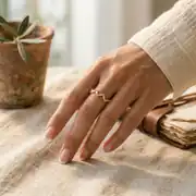 Latife Taş Detaylı Altın Yüzük 4