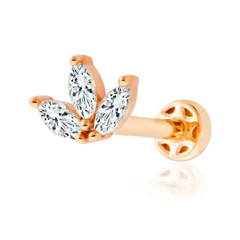 Pırlanta Lotus Tragus 0.18 Karat