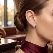 Pırlanta Halka  Küpe 2