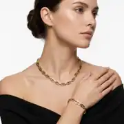 Kahve Taşlı Altın Set 2