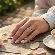 Renkli Taşlı Yüzük 4