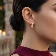 Taşlı  Ataç Küpe 2